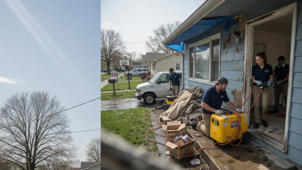 Basement Flood Cleanup in St John, KS near me